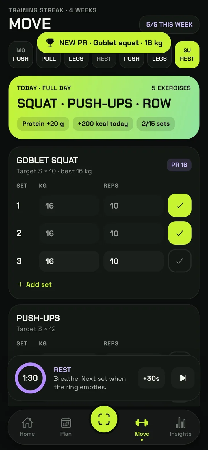 FitPrep screen 5
